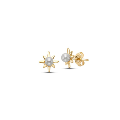 Mastoloni 14k Yellow Gold Gifts From The Sea Classic Pearls Earrings – G23054E