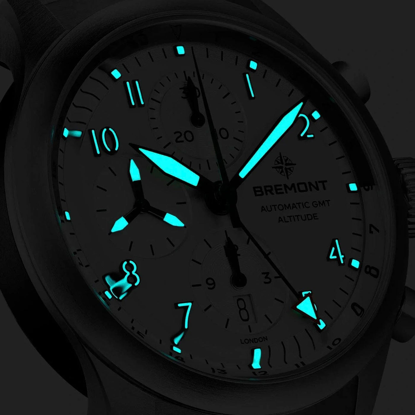 Bremont Altitude Chronograph GMT Automatic – ALT42-CHR-G-SS-SI-B
