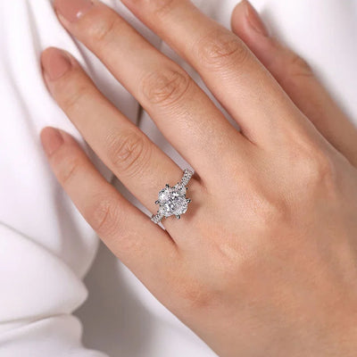 Diamond Semi-Mount Engagement Ring