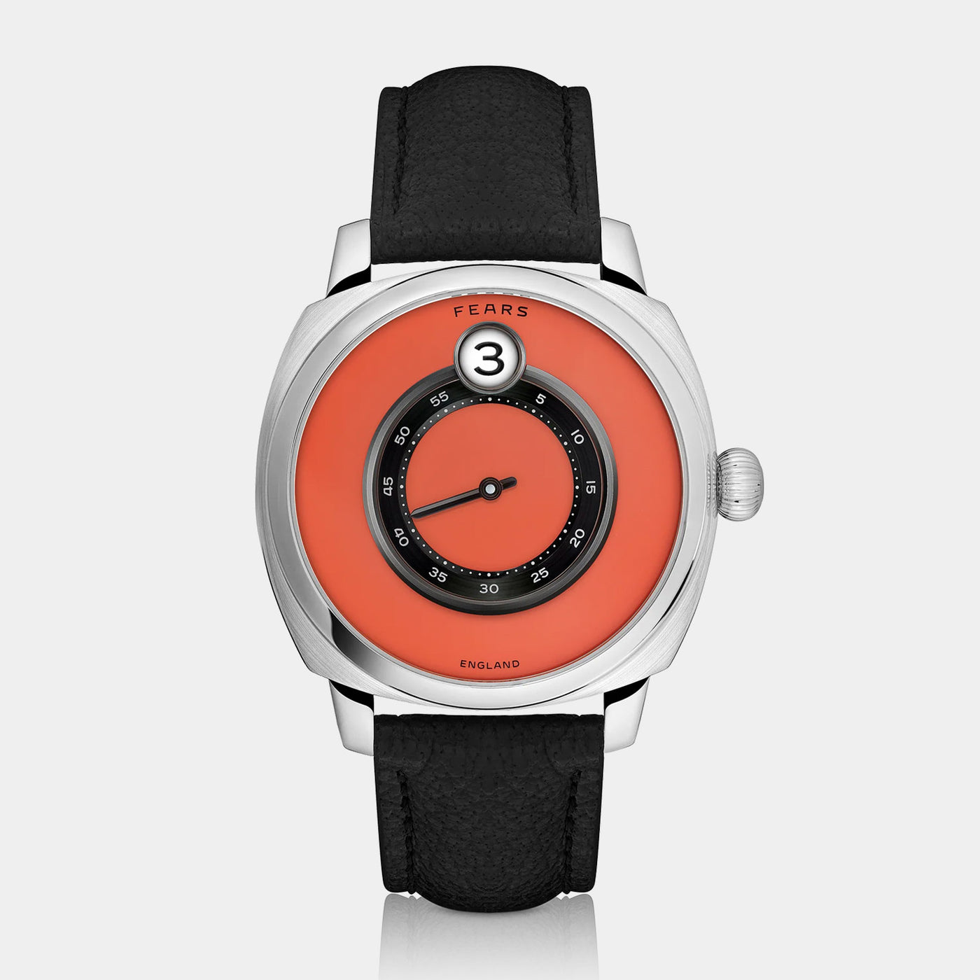 Fears Brunswick 40.5 Jump Hour Coral Lacquer Automatic – BS240.500A-Coral