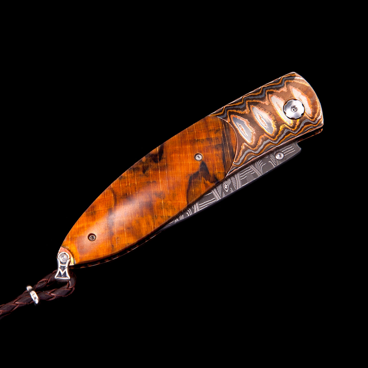 William Henry B05 Autumn Hand Engraved Knife