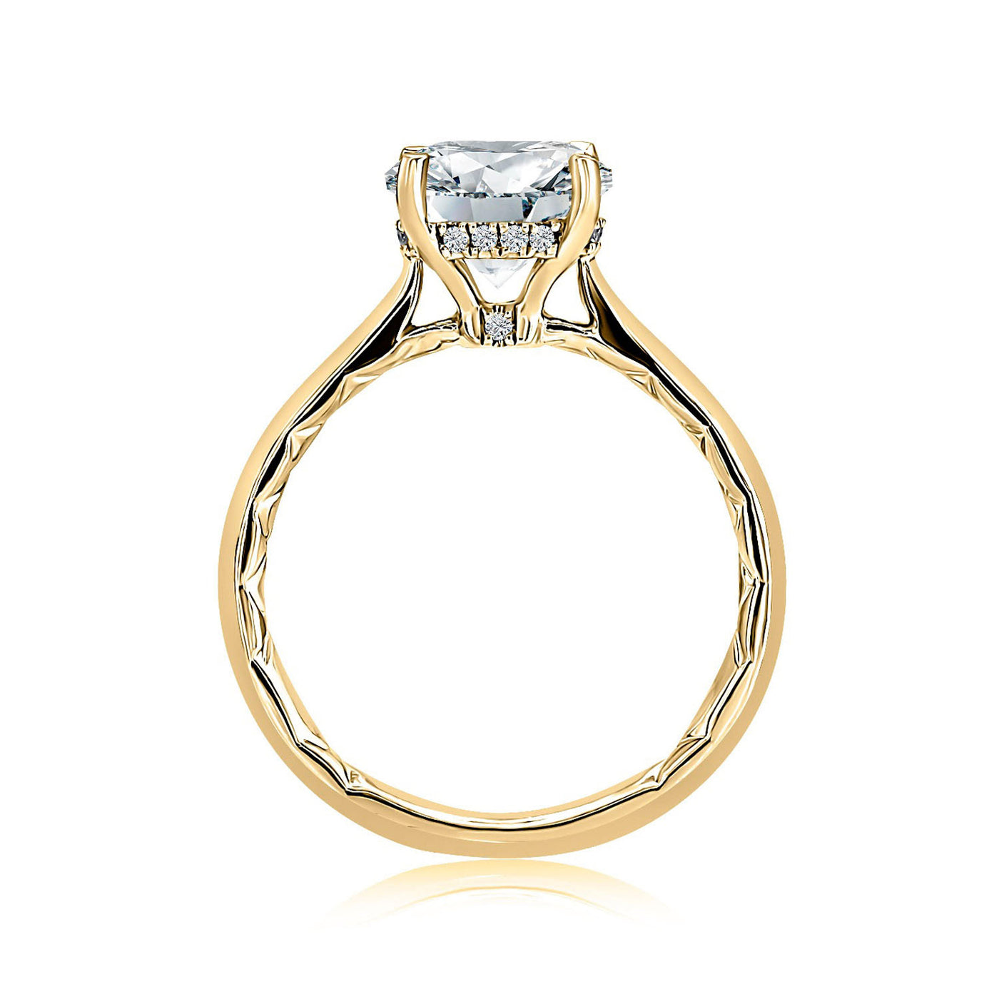 A.Jaffe 14k Yellow Gold Diamond Semi-Mount Engagement Ring – ME2211Q/207