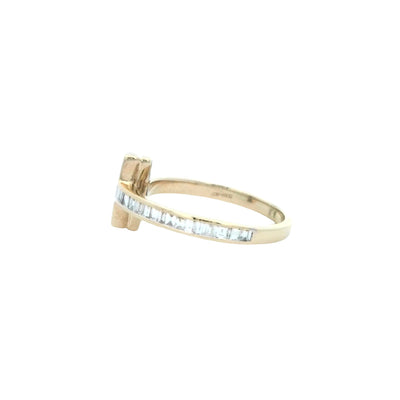 Heera Moti 14k White Gold Diamond Fashion Ring – LDB5089-302