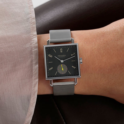 Nomos Glashütte Tetra Basalt Stem Winding – 440