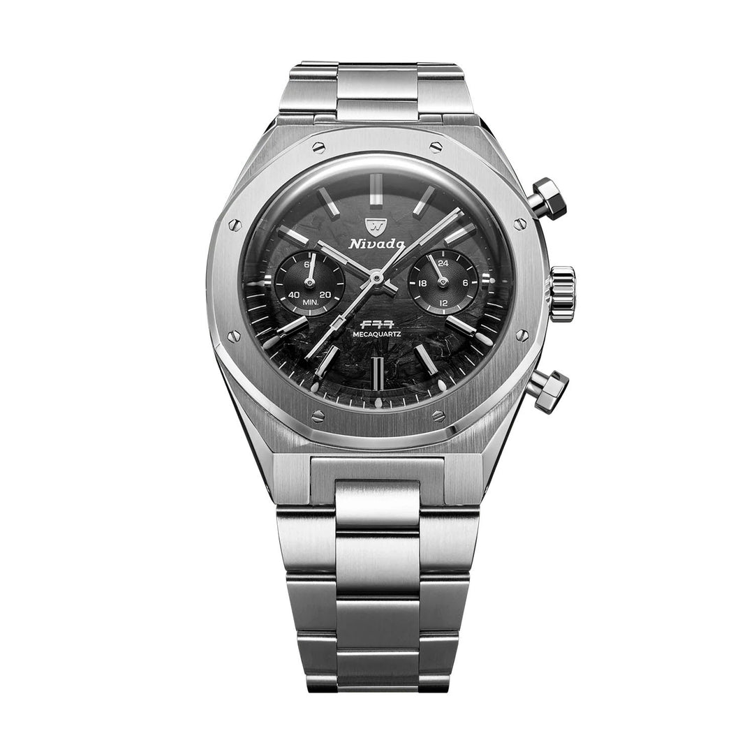 Nivada Grenchen F77 Chrono Carbon Mecaquartz – 68002Q77 – Little