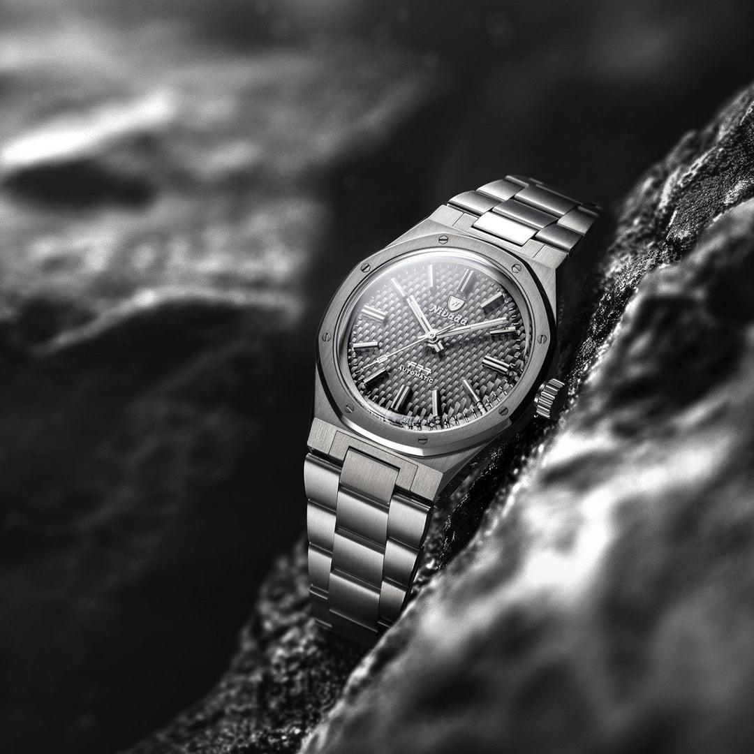 Nivada Grenchen F77 Anthracite Automatic – 68006A77 – Little