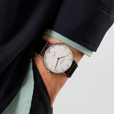 Nomos Glashütte Metro 38 Date Stem Winding – 1102