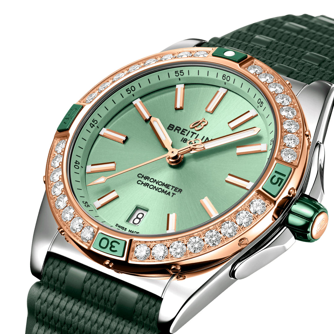 Breitling Super Chronomat Lab-Grown Diamonds 1.41ct Automatic