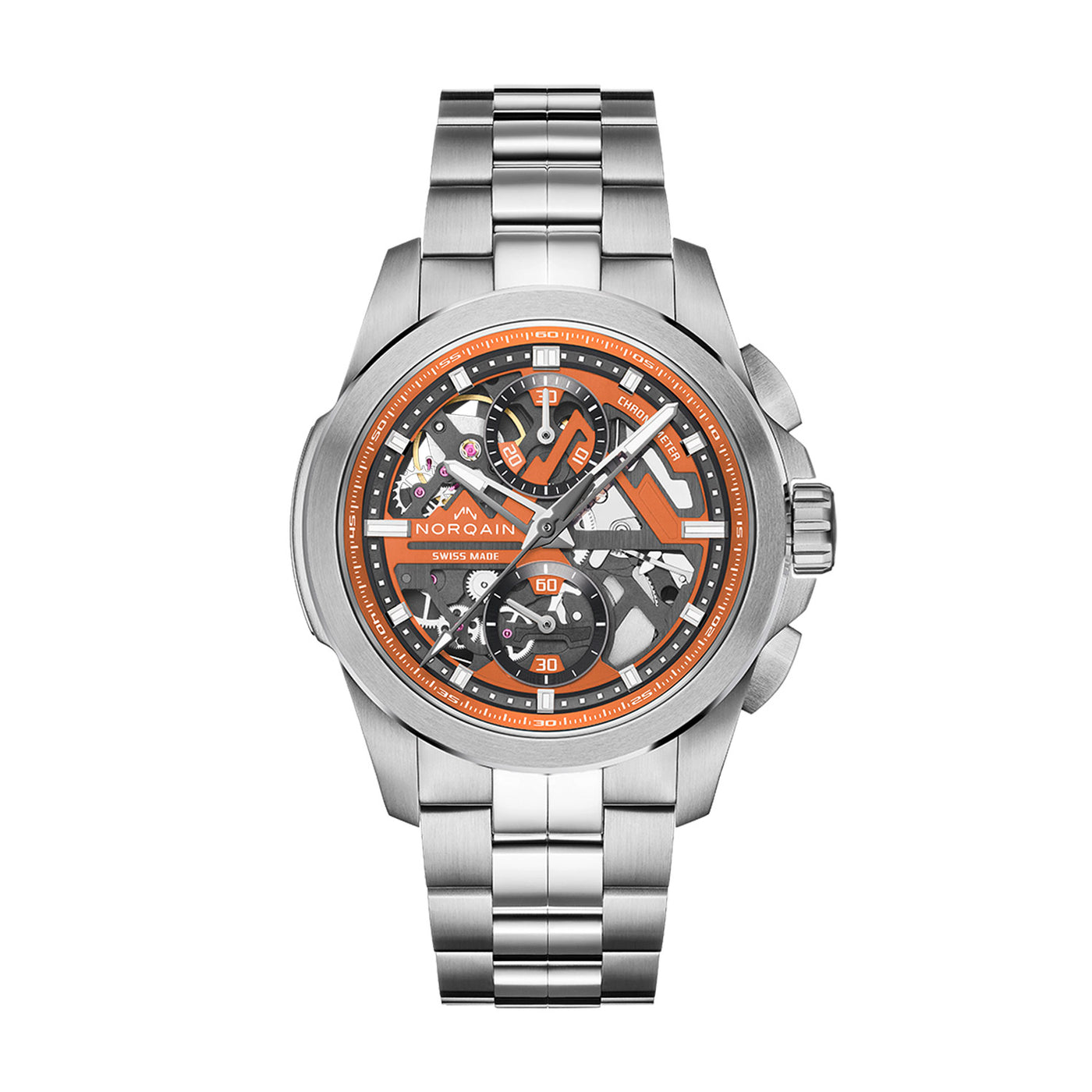 NORQAIN Independence Chrono Orange Automatic – N3200.40S01.O01.S01