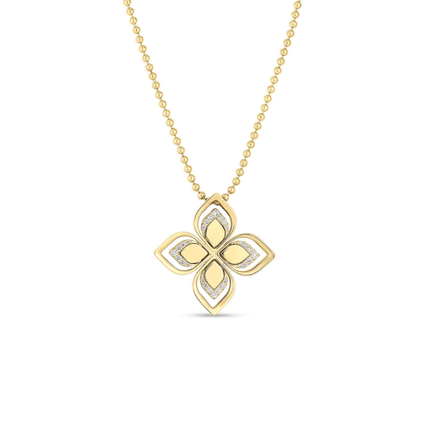 Roberto Coin 18k Yellow Gold Diamond Necklace – 7773288AYCHX