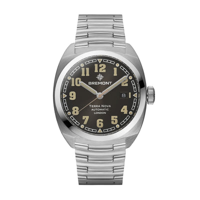 Bremont Terra Nova Date Automatic – TN40-DT-SS-BK-B