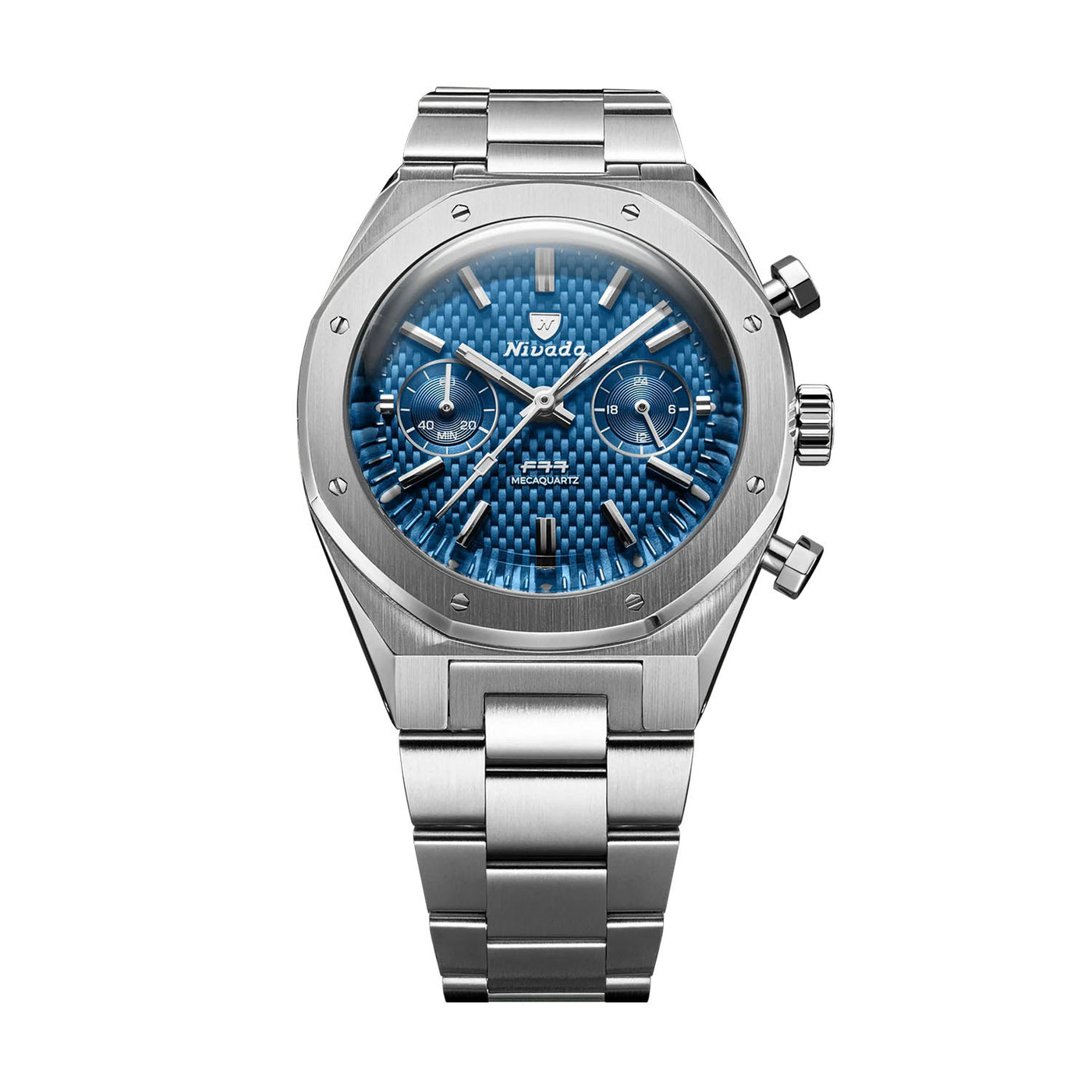 Nivada Grenchen F77 Chrono Blue Mecaquartz – 68000Q77 – Little