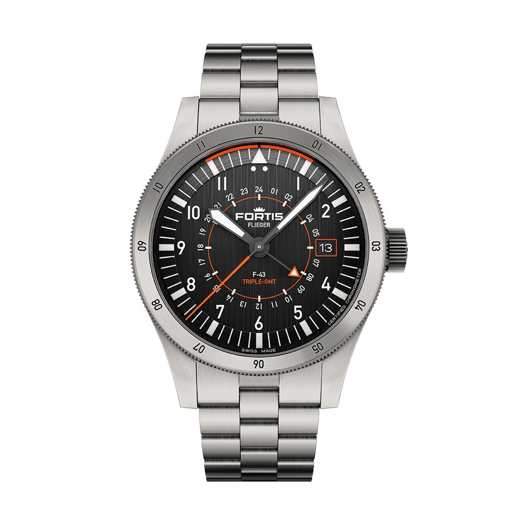 Fortis Watch Flieger F-43 Triple-GMT Original Automatic – F4260000