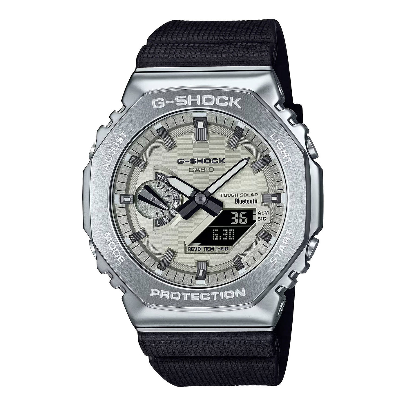G-Shock G-Steel 2100 Series Tough Solar – GBM2100A-8B – Little