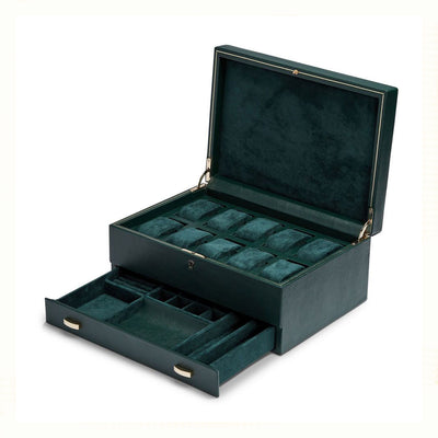 Wolf 1834 British Racing Ten Watch Box With storage – 792841