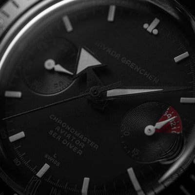 Nivada Grenchen Chronomaster Full Black Limited Edition Automatic – 85015A33