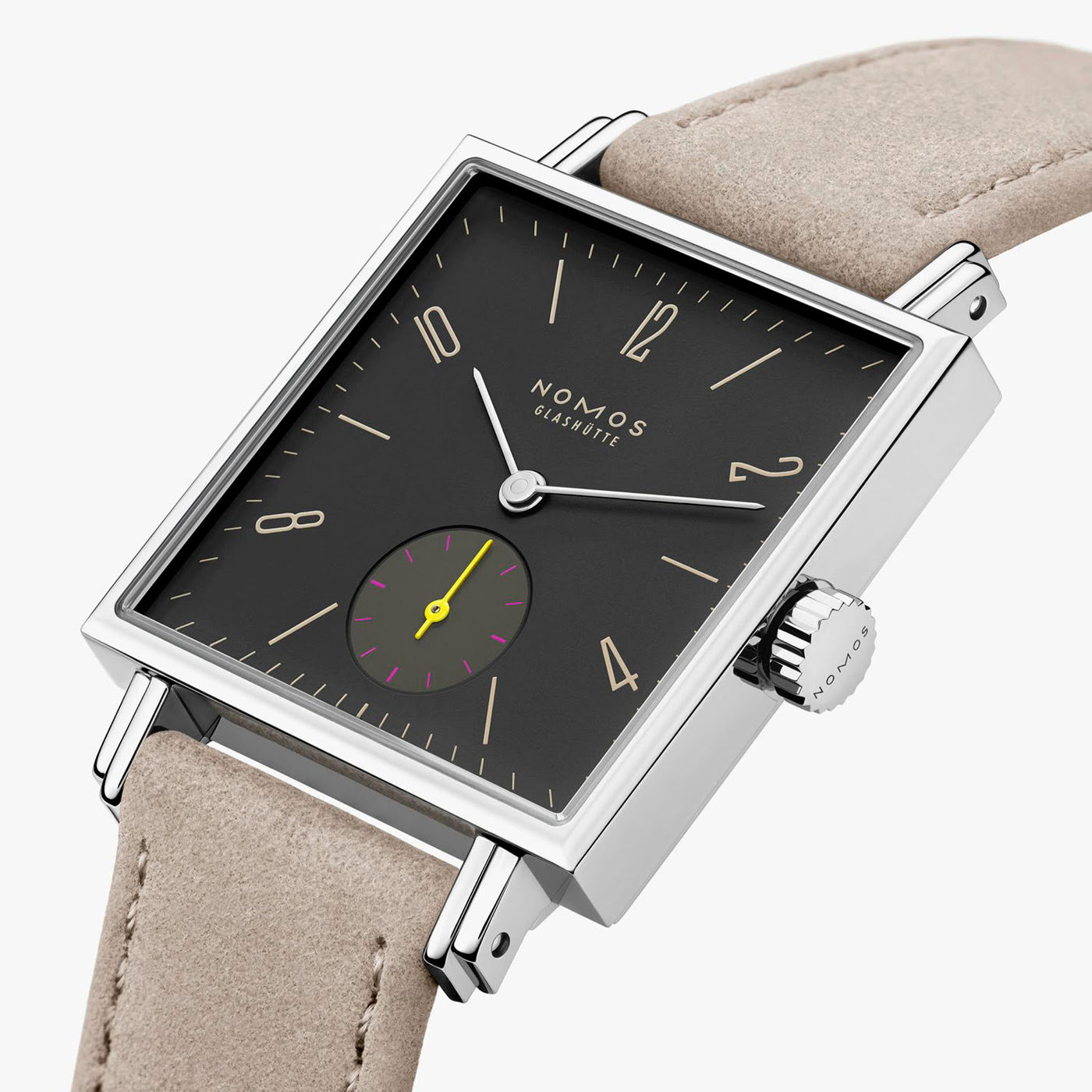 Nomos Glashütte Tetra Basalt Stem Winding – 440