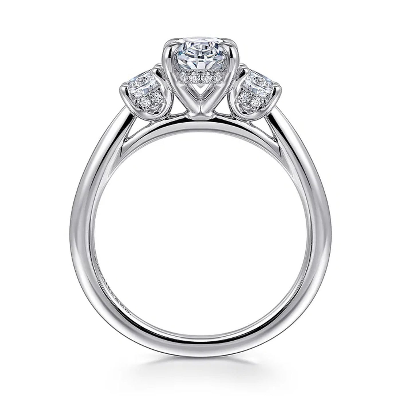 Diamond Semi-Mount Engagement Ring