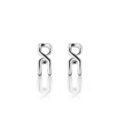 Monica Rich Kosann Sterling Silver “The Symbol” Small Infinity Earrings – 45067