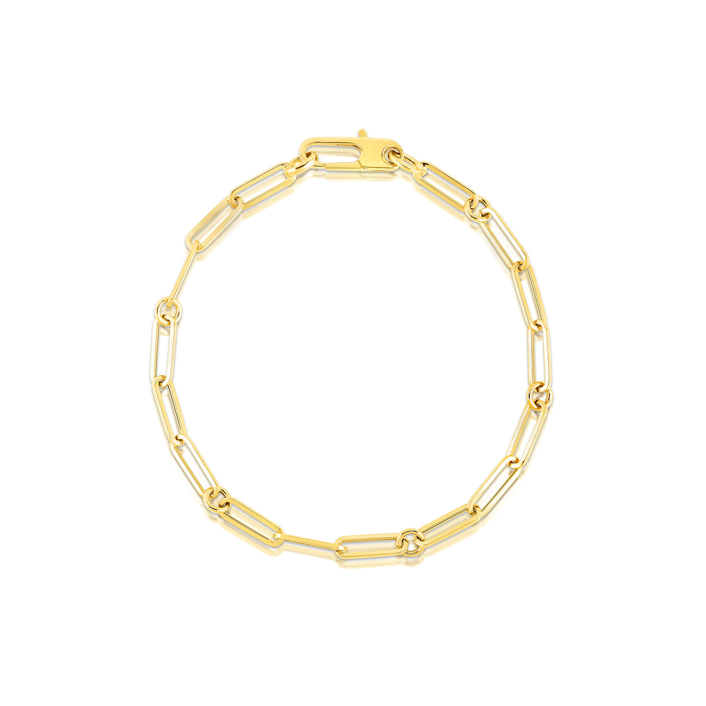 Roberto Coin 18k Yellow Gold Paperclip Bracelet Bracelet – 5310167AYLB0