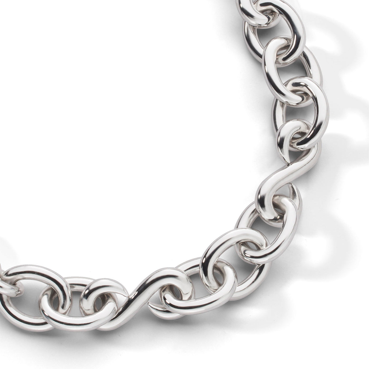 Monica Rich Kosann Sterling Silver Infinity Link Bracelet – 42167-Sm