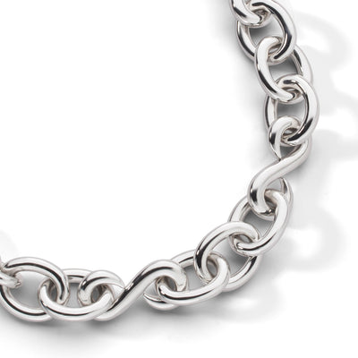 Monica Rich Kosann Sterling Silver Infinity Link Bracelet – 42167-Sm