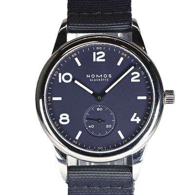 Pre-Owned Nomos Club Limited Edition Navy Automatic – 753.S2