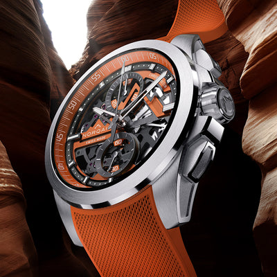 NORQAIN Independence Chrono Orange Automatic – N3200.40S01.O01.R01