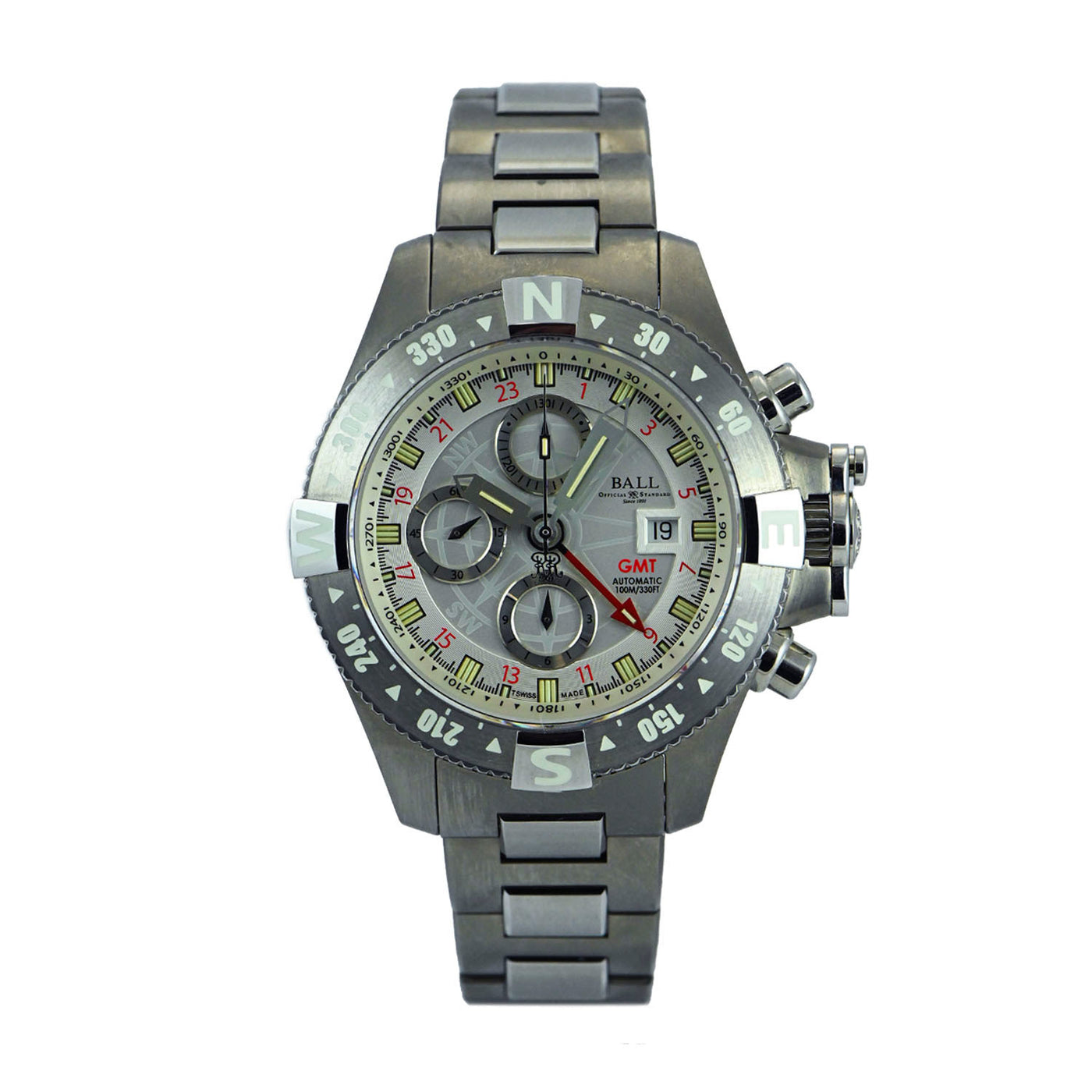 Pre-Owned Ball Engineer Hydrocarbon Spacemaster Orbital Automatic – DC2036C-S-WH-PRE