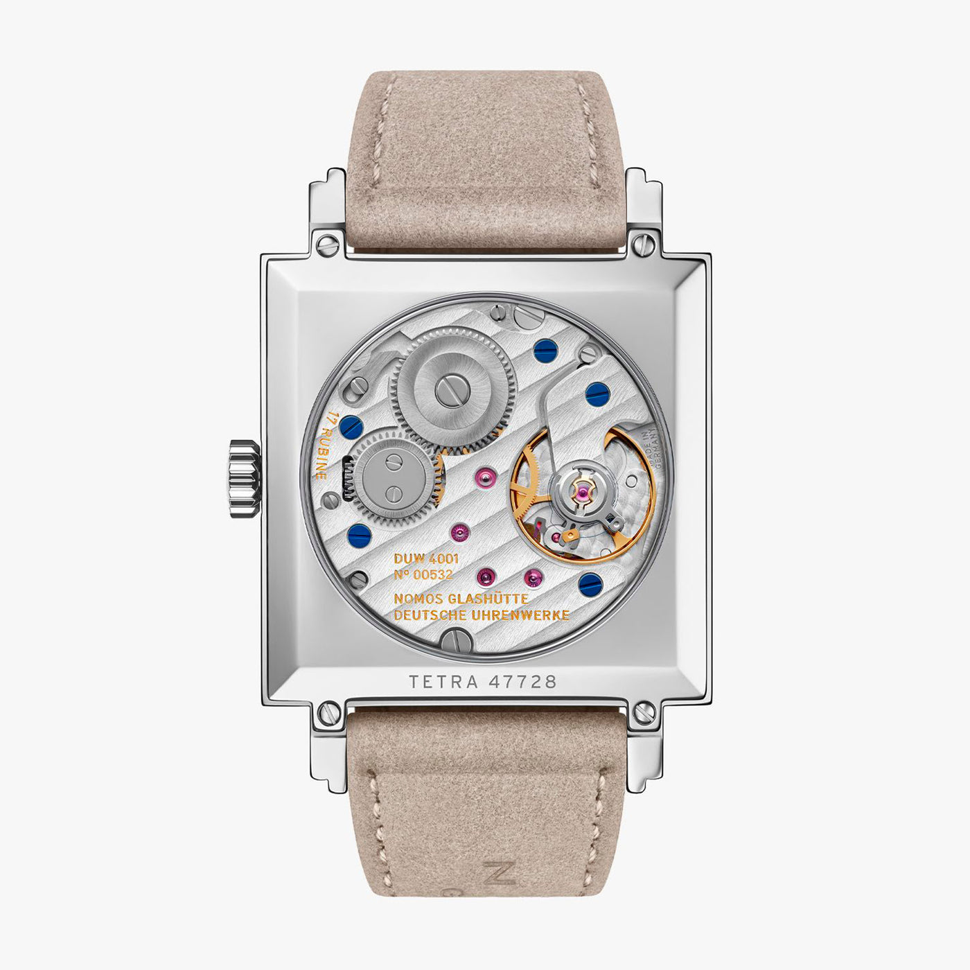 Nomos Glashütte Tetra Basalt Stem Winding – 440