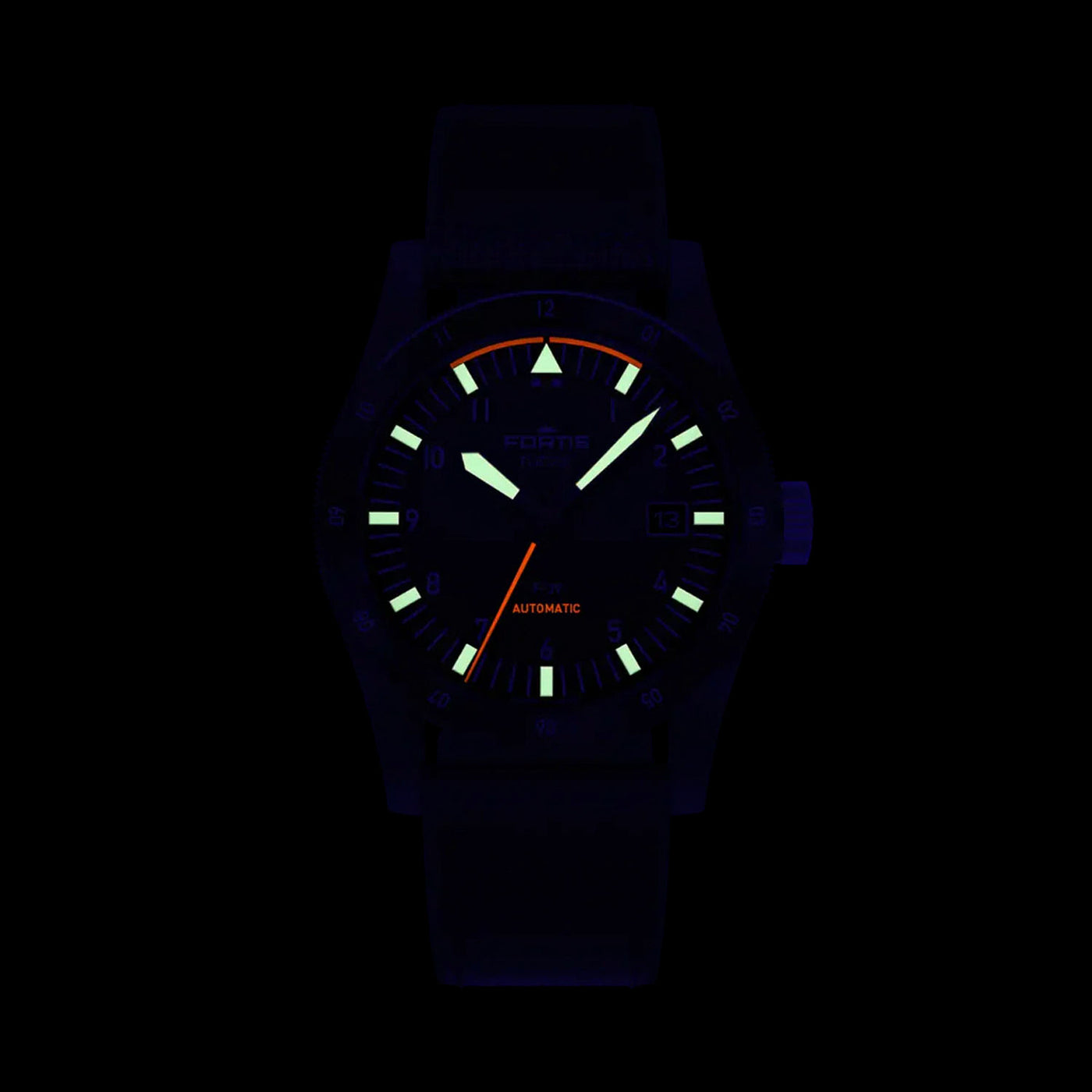 Fortis Flieger F-39 WERK 7 Mission Black Limited Edition Automatic – F4220028