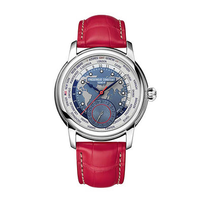 Frederique Constant Classics Worldtimer Manufacture "Summer of 76" Limited Edition Automatic – FC-718USWM4H6