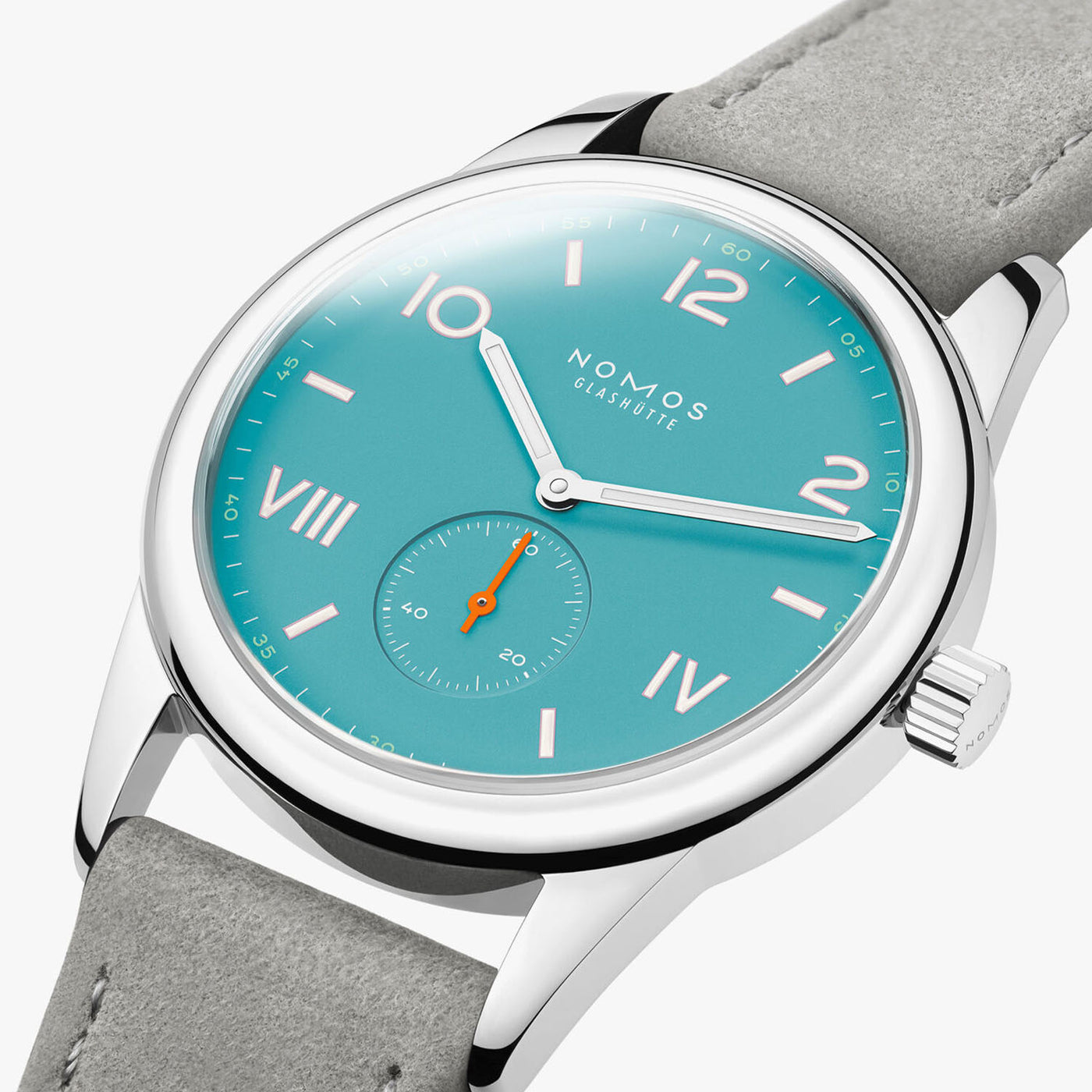 Nomos Glashütte Club Campus 38 Endless Blue Stem Winding – 724.GB