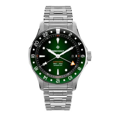 Bremont Supermarine 300m GMT 'Tundra' Green Automatic – SM40-GMT-SS-GNBK-B