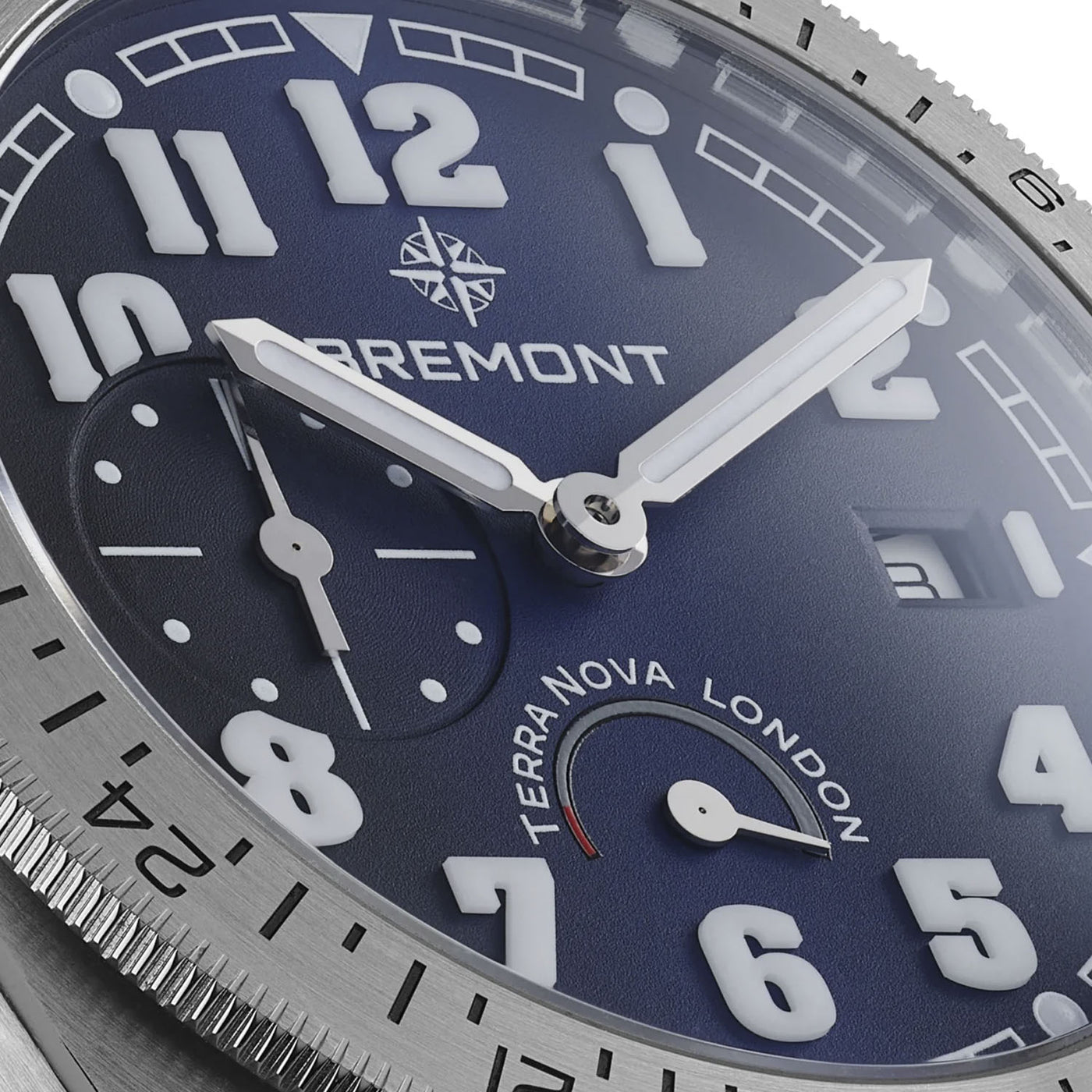 Bremont Automatic – Terra Nova 40.5 Turning Bezel Blue