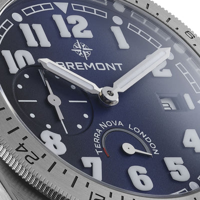 Bremont Automatic – Terra Nova 40.5 Turning Bezel Blue