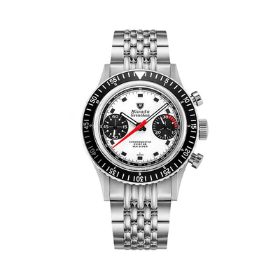 Nivada Grenchen Chronomaster Singer Inter.Bezel Stem Winding – 86056M04LO