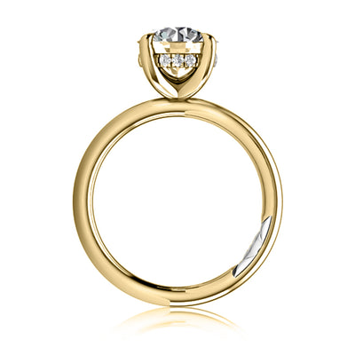 A.Jaffe 14k Yellow Gold Solitaire Diamond Semi-Mount Engagement Ring – MECRD2957L/107