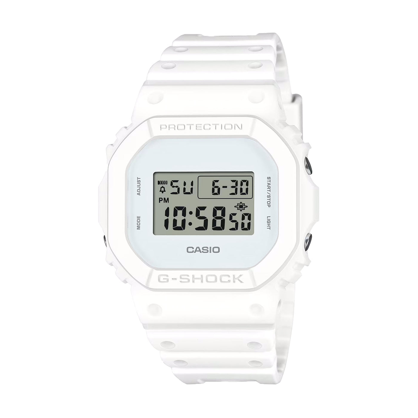 G-SHOCK Tough Solar ホワイト腕時計　5600シリーズ G-Shock 5600 Series Digital Quartz – DW5600WW-7 – Little Treasury