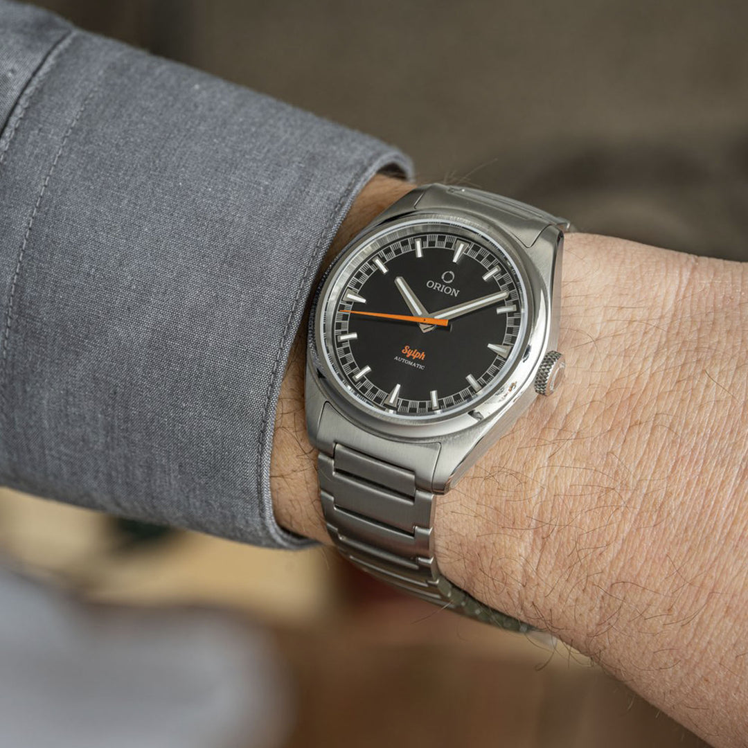 Orion Sylph Sunburst Automatic – SYLBLKBRT – Little Treasury Jewelers
