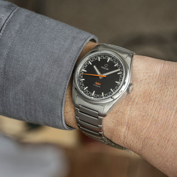 Orion Sylph Sunburst Automatic – SYLBLKBRT – Little Treasury Jewelers