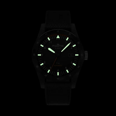 Fortis Flieger F-41 WERK 7 Mission Black Limited Edition Automatic – F4220030
