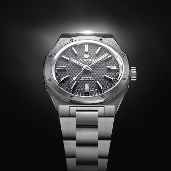 Nivada Grenchen F77 Anthracite Automatic – 68006A77 – Little