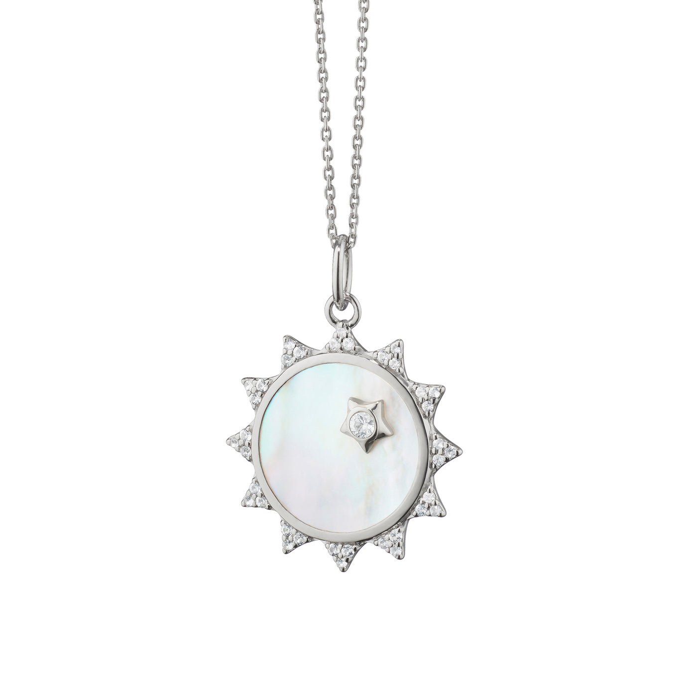 Monica Rich Kosann Sterling Silver Happiness Sun Pendant – CH-41589