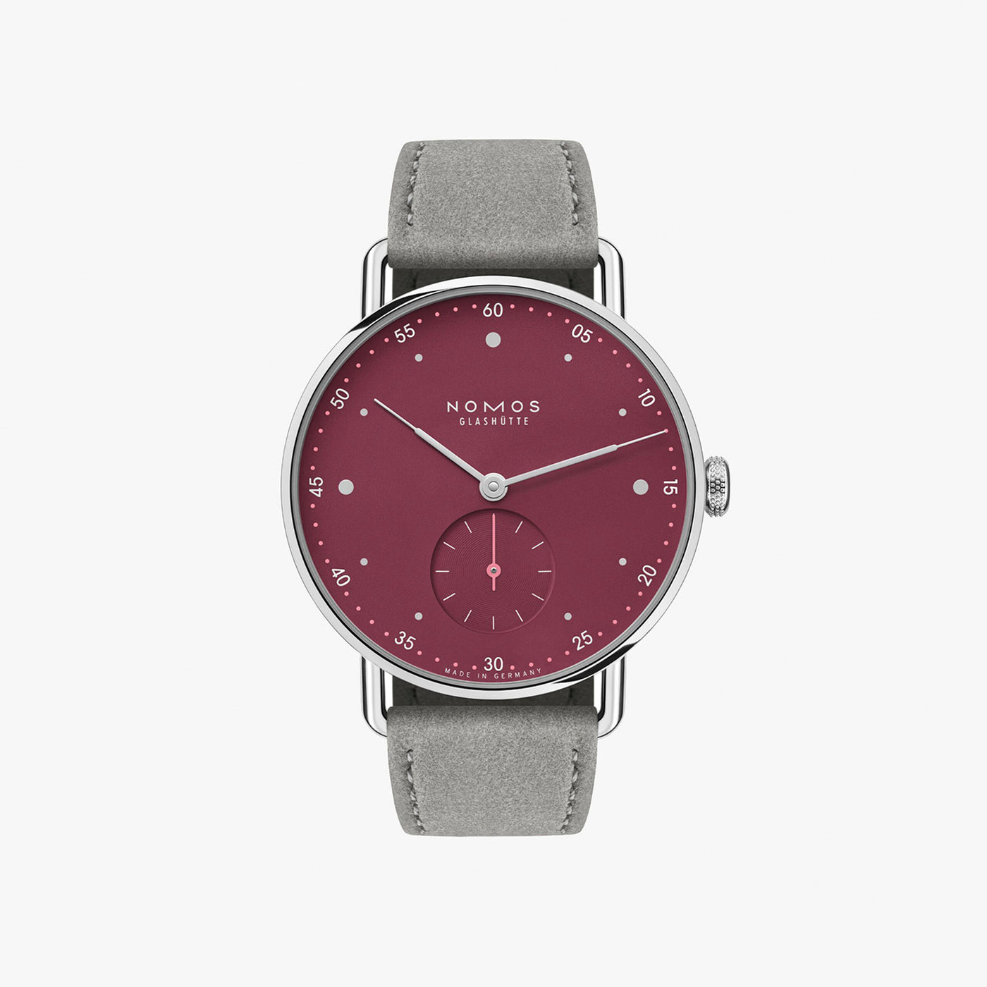 Nomos Glashütte Metro 33 Muted Red Stem Winding – 1123