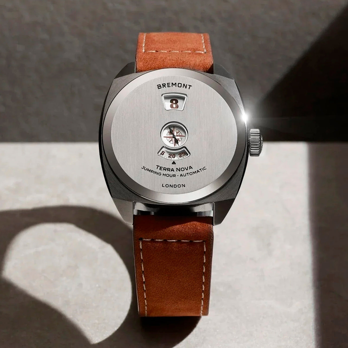 Bremont Terra Nova Jumping Hour Automatic – TN38-JH-SS-CC-L-S