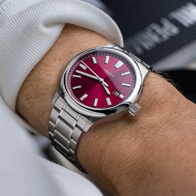 Fears Redcliff 39.5 Date Cherry Red Automatic – BS139.510-Red-B
