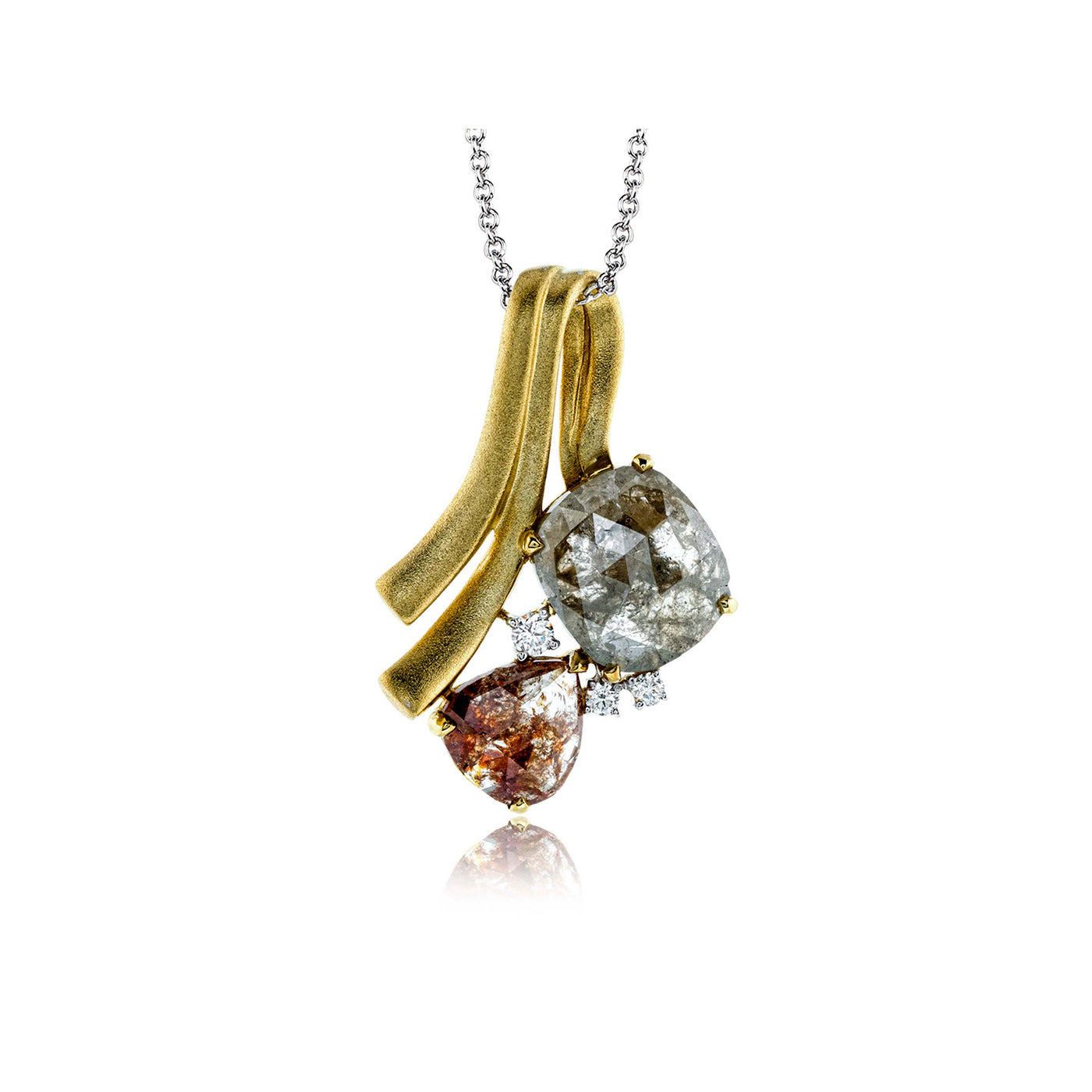Simon G 18k Yellow Gold Diamond Drop Pendant Necklace – MP1827