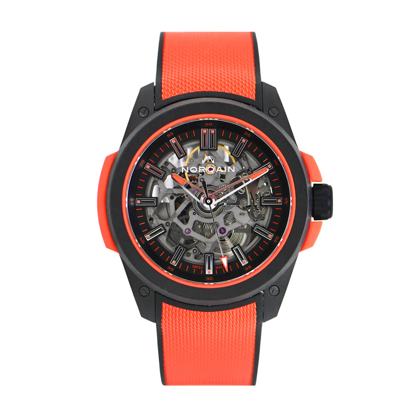 Pre-Owned NORQAIN Independence Wild One Coral Automatic – NNQ3000QBR2AS/B013/3W1RBR1.20BQ-PRE-1