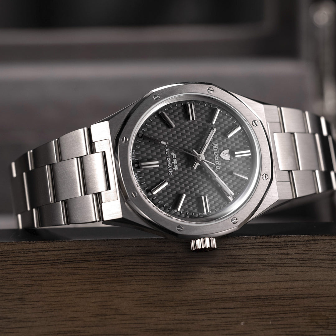 Nivada Grenchen F77 Anthracite Automatic – 68006A77 – Little